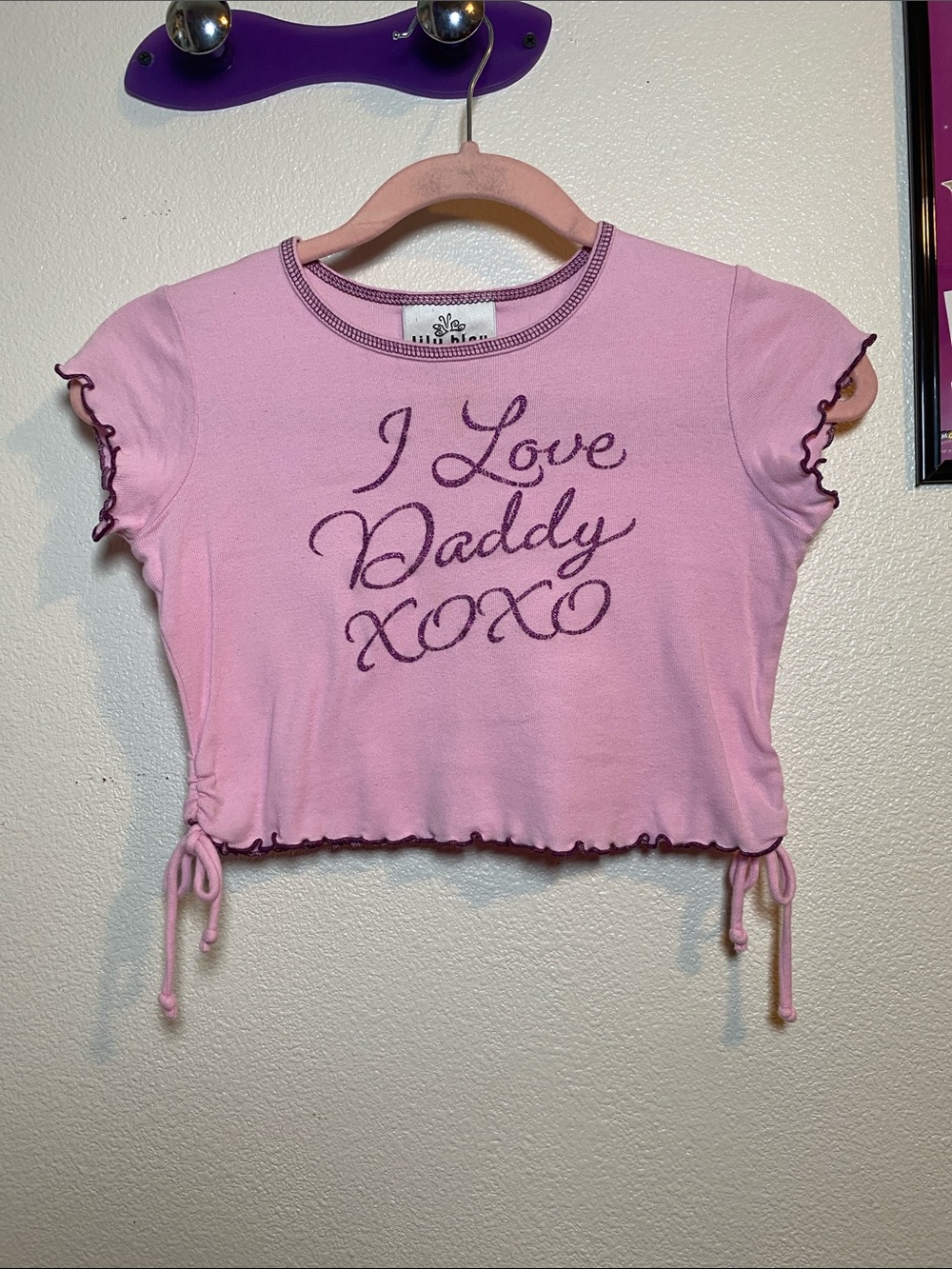 Vtg “I Love Daddy” Baby tee